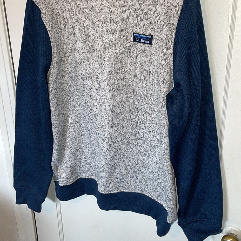 L.L. Bean Lightweight Fleece crewneck sweater long sleeve top - Picture 4 of 9